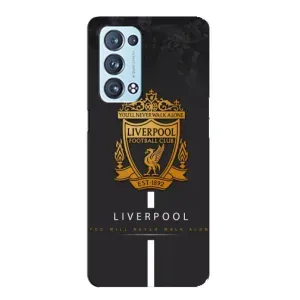 Силиконовые Чехлы принт Футбол на Oppo Reno6 Pro Plus 5G (Liverpool)