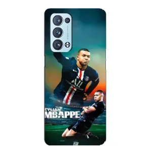 Чехол (TPU) с Футболистом на Oppo Reno6 Pro Plus 5G (MBAPPE)
