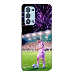 Чехлы Лео Месси в Майами на Oppo Reno6 Pro Plus 5G (Месси в Майами)