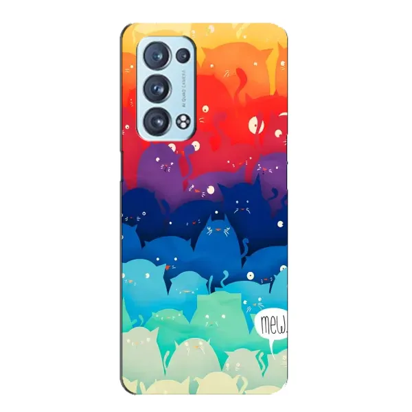 Чохол з малюнком «Mew» для OPPO Reno6 Pro Plus 5G