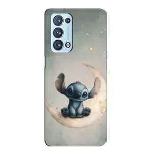 Чехол с рисунком Стич для OPPO Reno6 Pro Plus 5G (Милый Стич)
