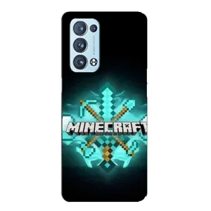 Чехол с рисунком «MineCraft 2» для OPPO Reno6 Pro Plus 5G