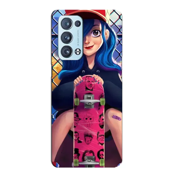 Чехол с рисунком «Модная девушка» для OPPO Reno6 Pro Plus 5G Чехол с рисунком «Модная девушка» для OPPO Reno6 Pro Plus 5G