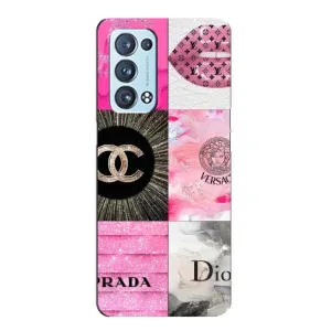 Чохол (Dior, Prada, YSL, Chanel) для Oppo Reno6 Pro Plus 5G (Модніца)