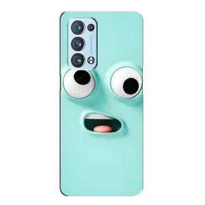 Чехол с рисунком «Забавное мятное лицо» для OPPO Reno6 Pro Plus 5G