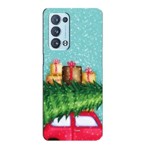 Чехол Новогодняя Елка на Oppo Reno6 Pro Plus 5G (Новогодние подарки)