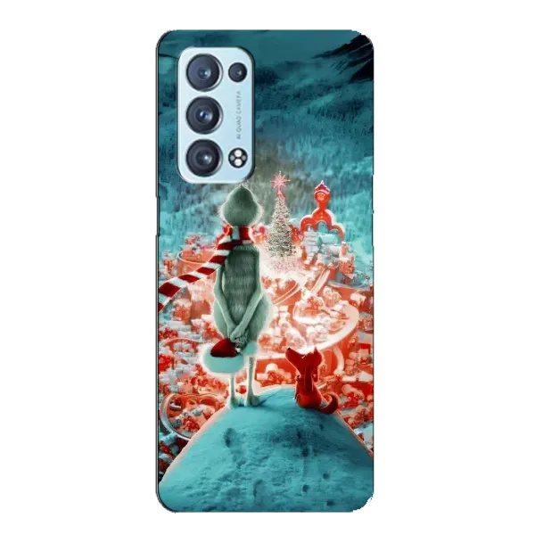 Чохол з малюнком «Новорічний Грінч» для OPPO Reno6 Pro Plus 5G Чохол з малюнком «Новорічний Грінч» для OPPO Reno6 Pro Plus 5G