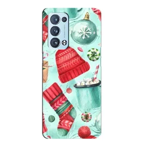 Чехол Санта Клаус для Oppo Reno6 Pro Plus 5G (Одежда)