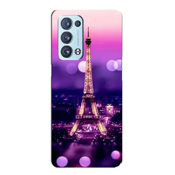 Чехол с рисунком «Париж башня» для OPPO Reno6 Pro Plus 5G Чехол с рисунком «Париж башня» для OPPO Reno6 Pro Plus 5G