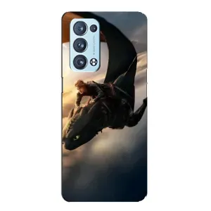Чехол дракон Беззубик для Oppo Reno6 Pro Plus 5G (Полет Беззубика)