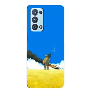 Чехлы на военную тематику для Oppo Reno6 Pro Plus 5G (Попадание)