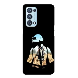 Чохол з картинкою "Герой Pubg" на Oppo Reno6 Pro Plus 5G (Пубг мен)