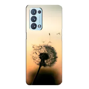 Силиконовый Чехол с одуванчиками на Oppo Reno6 Pro Plus 5G (Роздумаханый одуванчик)