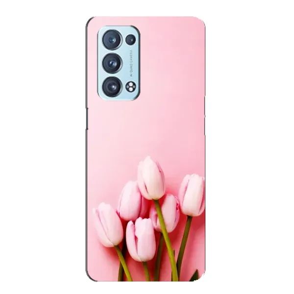 Чехол с рисунком «Розовые тюльпаны» для OPPO Reno6 Pro Plus 5G Чехол с рисунком «Розовые тюльпаны» для OPPO Reno6 Pro Plus 5G
