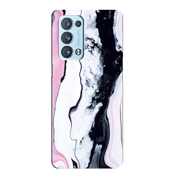 Чехол с рисунком «Розовый мрамор» для OPPO Reno6 Pro Plus 5G Чехол с рисунком «Розовый мрамор» для OPPO Reno6 Pro Plus 5G