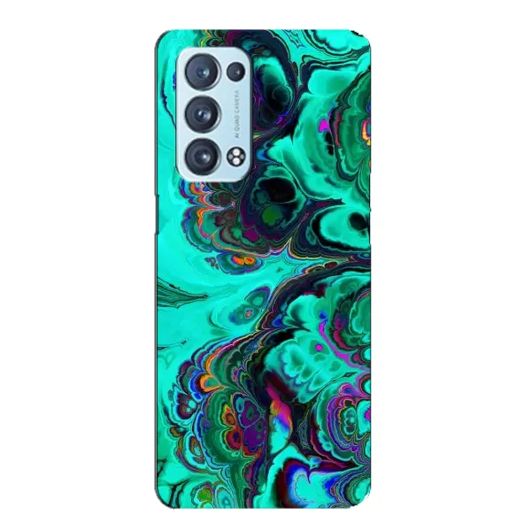 Чехол с рисунком «Салатный мрамор» для OPPO Reno6 Pro Plus 5G Чехол с рисунком «Салатный мрамор» для OPPO Reno6 Pro Plus 5G