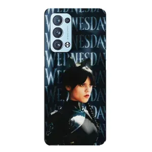 Чехлы с принтом Уэнсдей на Oppo Reno6 Pro Plus 5G (Уэнздей с ушками)