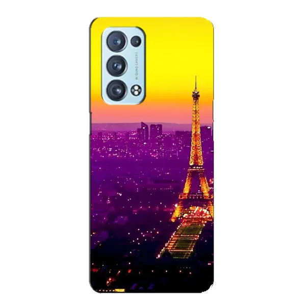 Чехол с рисунком «Яркая башня» для OPPO Reno6 Pro Plus 5G Чехол с рисунком «Яркая башня» для OPPO Reno6 Pro Plus 5G