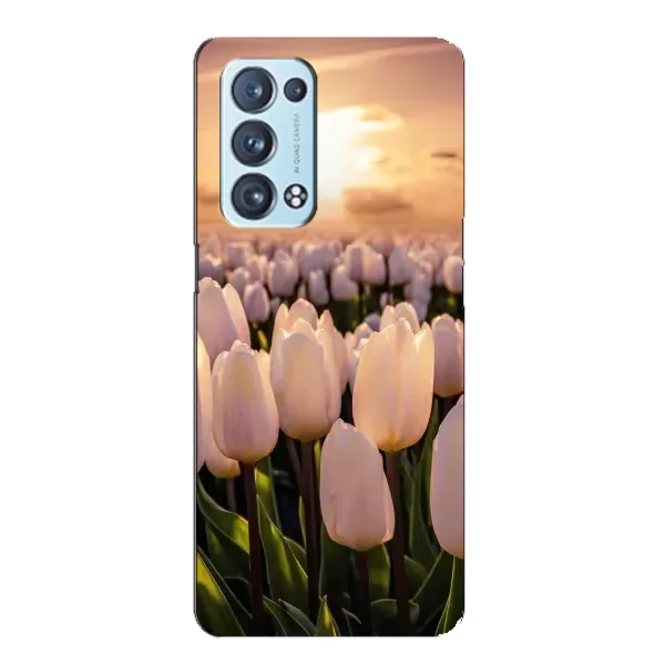 Чехол с рисунком «Закат с цветами» для OPPO Reno6 Pro Plus 5G Чехол с рисунком «Закат с цветами» для OPPO Reno6 Pro Plus 5G
