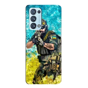 ЗСУ Чехлы (TPU) для Oppo Reno6 Pro Plus 5G (ЗСУ Воин)