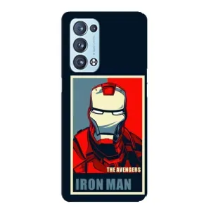 Чехол Супергерой Железный человек на Oppo Reno6 Pro 5G (Art Iron man)