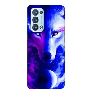 Чехол с Волком на Oppo Reno6 Pro 5G (Арт-Волк)