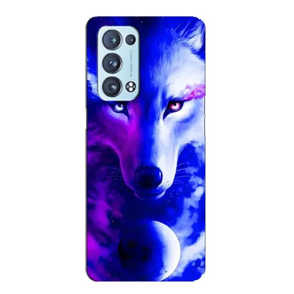 Чехол с рисунком «Арт-Волк» для OPPO Reno6 Pro 5G Чехол с рисунком «Арт-Волк» для OPPO Reno6 Pro 5G