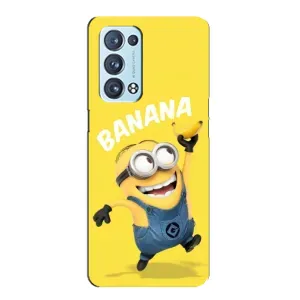 Мультяшный принт на Чехол для Оппо Рено 6 Про (5G) (Banana)
