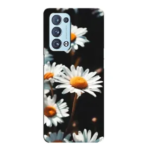 Чохол з ромашками на Oppo Reno6 Pro 5G (Білі ромашки)