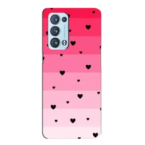 Чехлы с тематикой "Маленькие Сердечки" на Oppo Reno6 Pro 5G (Чорные сердечки)