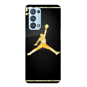 Силіконовый Чохол Nike Air Jordan на Оппо Рено 6 Про (5G) (Джордан 23)