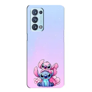 Чохол з малюнком Стіч для OPPO Reno6 Pro 5G (Ейнджел і Стіч)