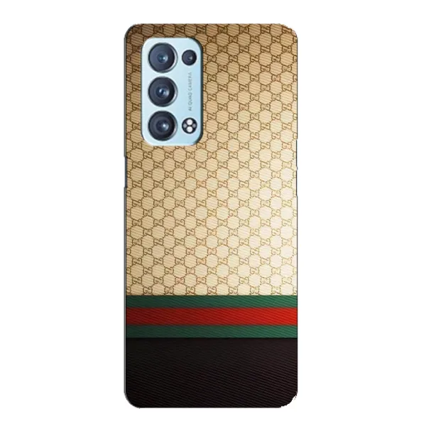 Чехол с рисунком «Фон Гуччи» для OPPO Reno6 Pro 5G
