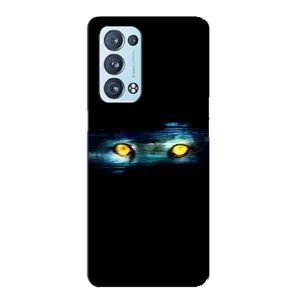 Чехлы с изображением разных животных для Oppo Reno6 Pro 5G (Глаза)