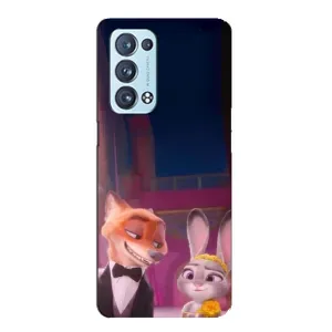 Силіконовий чохол з принтом Зоотрополіс для Oppo Reno6 Pro 5G (Головні герої)