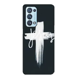 Чехлы для Оппо Рено 6 Про (5G) (Крест Иисуса) (Jesus)