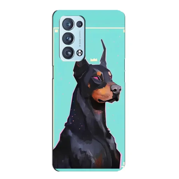 Чехол с рисунком «Король доберман» для OPPO Reno6 Pro 5G
