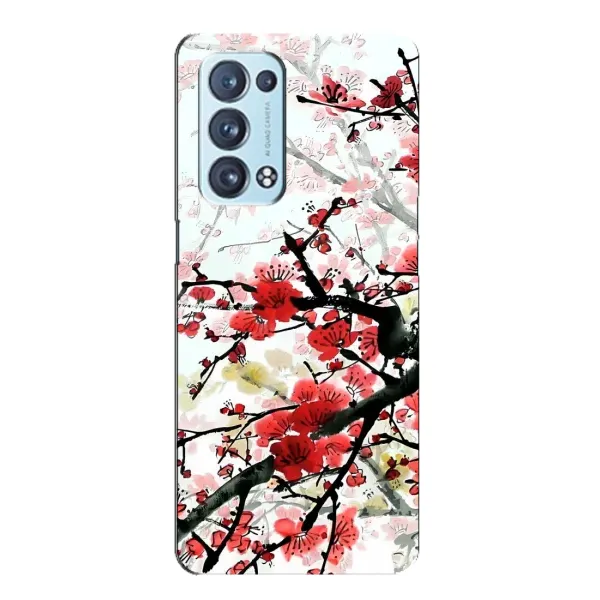 Чехол с рисунком «Красивая Сакура» для OPPO Reno6 Pro 5G Чехол с рисунком «Красивая Сакура» для OPPO Reno6 Pro 5G
