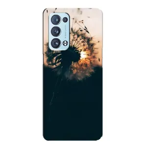 Силіконовий Чохол з кульбабками на Oppo Reno6 Pro 5G (Гарна кульбабка)
