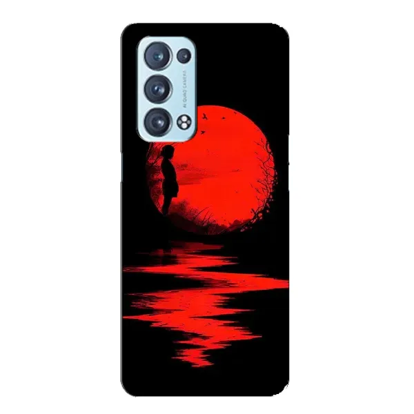 Чехол с рисунком «Красный Закат» для OPPO Reno6 Pro 5G Чехол с рисунком «Красный Закат» для OPPO Reno6 Pro 5G