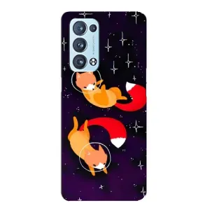 Чехол с Лисичкой для Oppo Reno6 Pro 5G (Лисы)