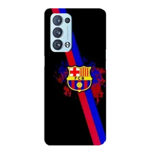 Чехол для Oppo Reno6 Pro 5G (Барселона) (Лого Барсы)