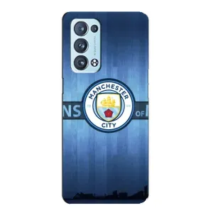 Силиконовые Чехлы принт Футбол на Oppo Reno6 Pro 5G (ManCity)