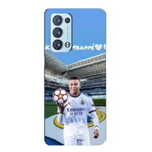 Чехол (TPU) с Футболистом на Oppo Reno6 Pro 5G (Mbappe Real)