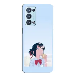 Чехол с персонажами АНИМЕ на Oppo Reno6 Pro 5G (Мицуха)