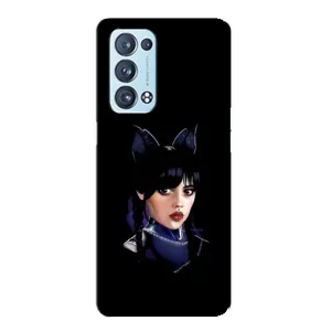 Чохол з картинкою Венсдей на Oppo Reno6 Pro 5G (Мила Венсдей)