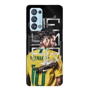 Силиконовый Чехол Oppo Reno6 Pro 5G (Neymar 10)