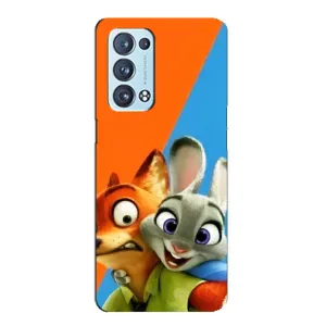 Чехлы ЗВЕРОПОЛИС для Oppo Reno6 Pro 5G (Ник и Хопс)