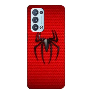 Чехол Супергерой Человека Паука на Oppo Reno6 Pro 5G (Паук марвел)