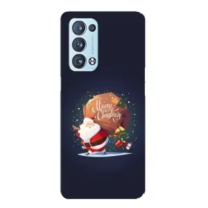 Чохол Санта Клаус для Oppo Reno6 Pro 5G (Подарунки від Санти)